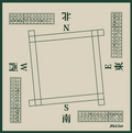 Tapete de mahjong con chuleta