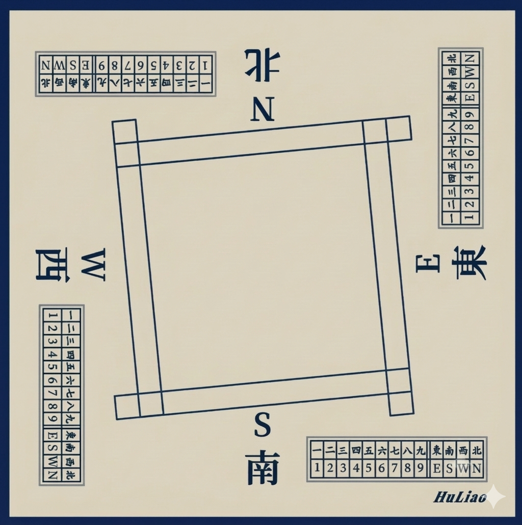Tapete de mahjong con chuleta