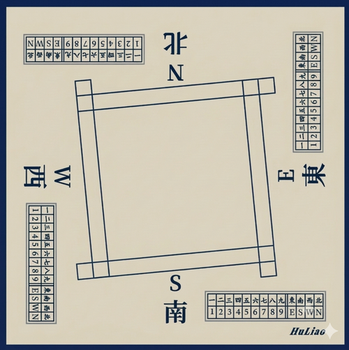 Tapete de mahjong con chuleta